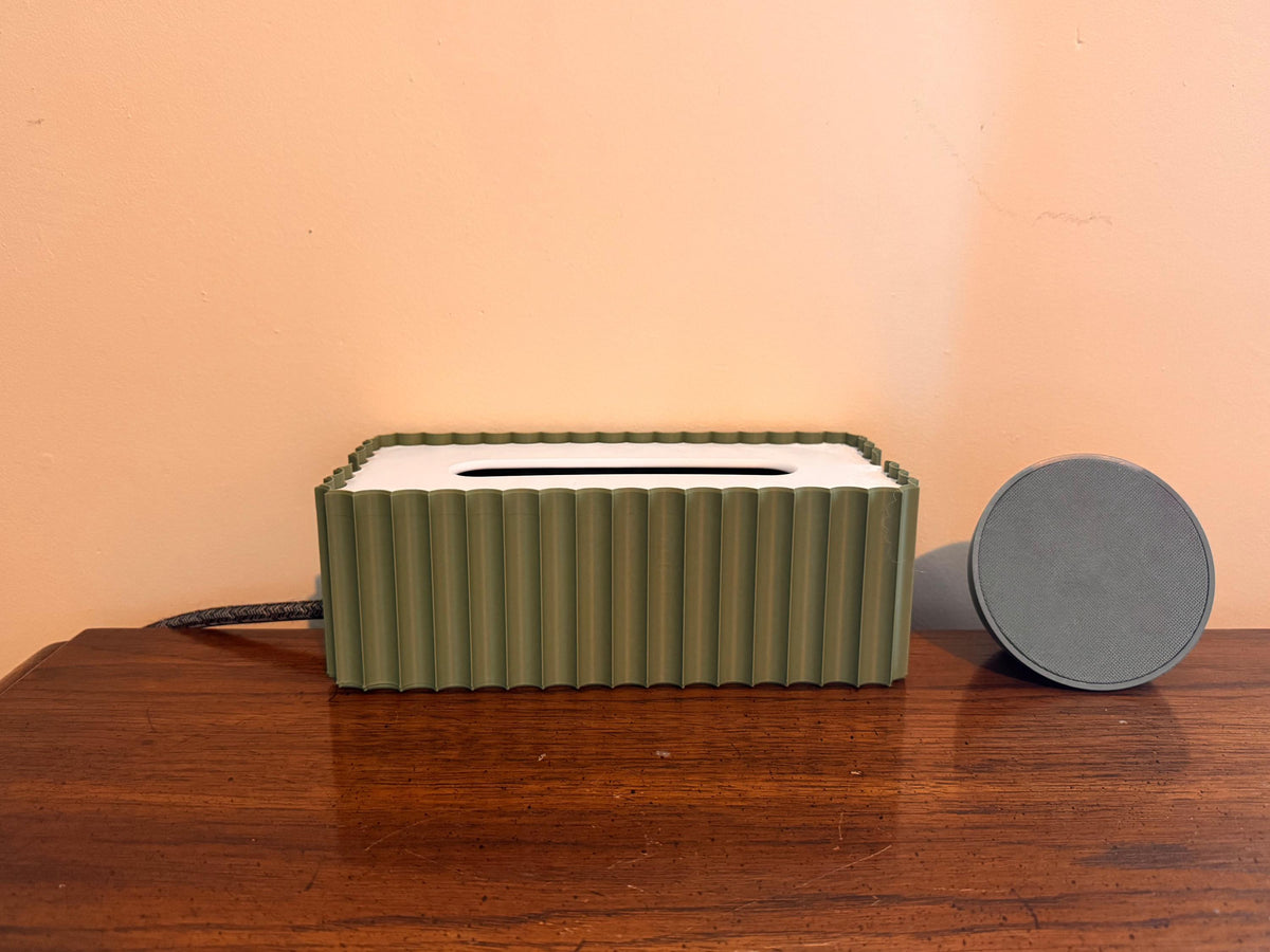 Cable Management Box with Lid, 3D Printed Cord Hider — view 13