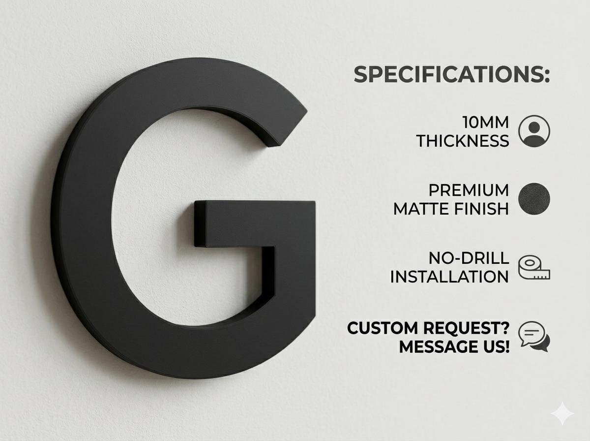 Business Sign, Custom 3D Wall Letters for Office Logo — view 7