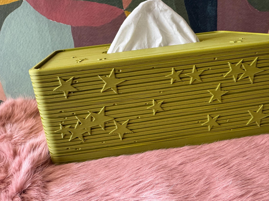 Star Rectangle Tissue Box Cover
