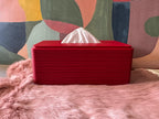 Rectangle Tissue Box Cover, Travertine Stone 3D Printed Kleenex Holder by Divoire