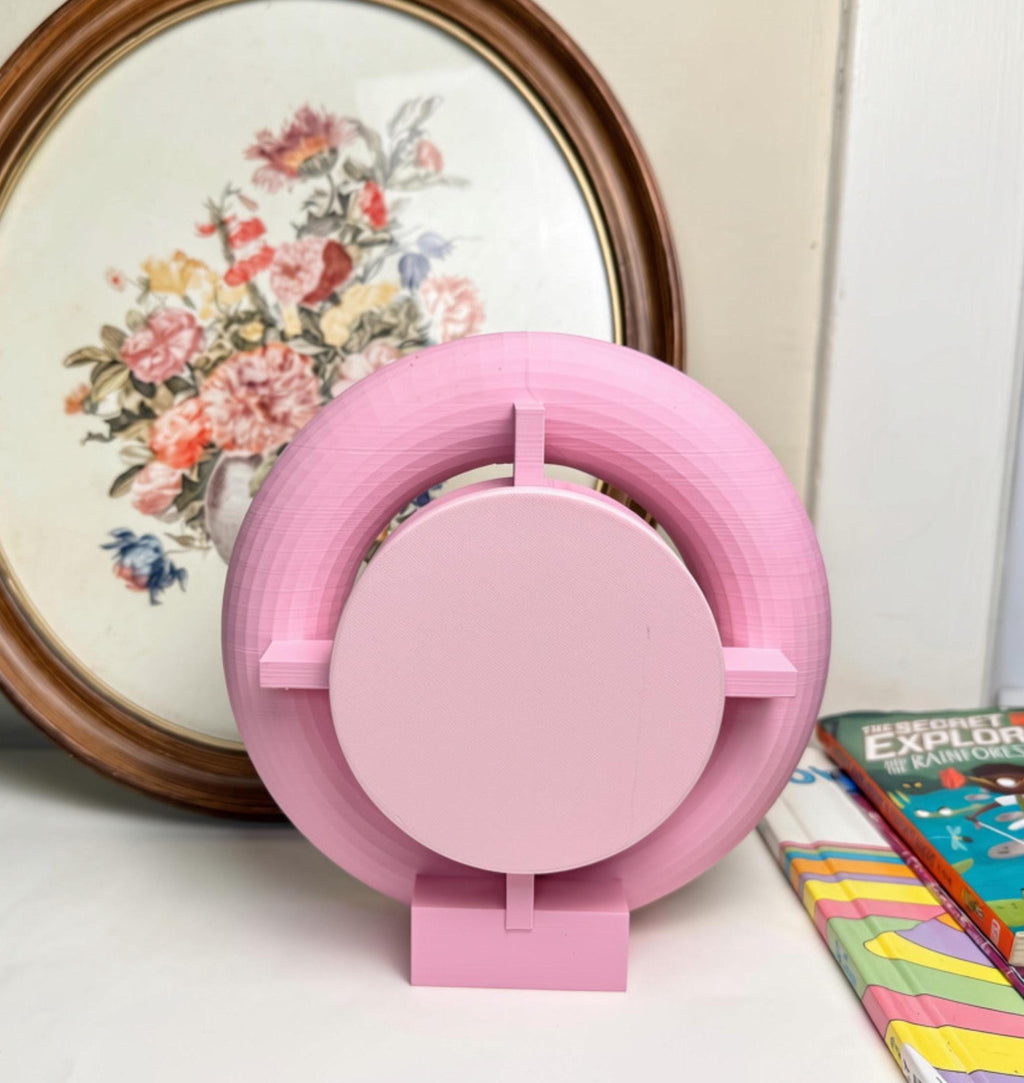 Modern Desk Clock, Torus Ring Table Clock — view 7