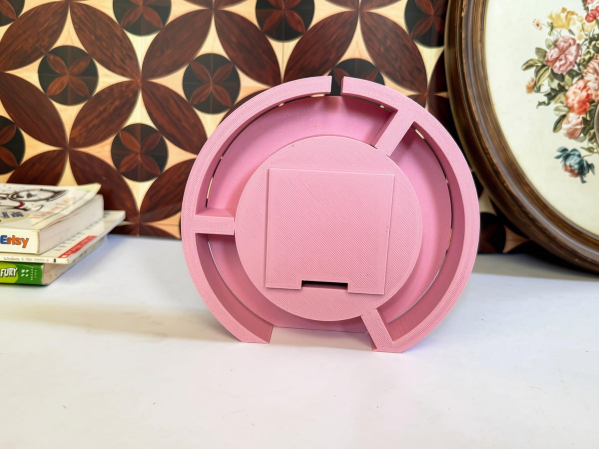 Minimalist Desk Clock, Open Ring Modern Table Clock — view 6