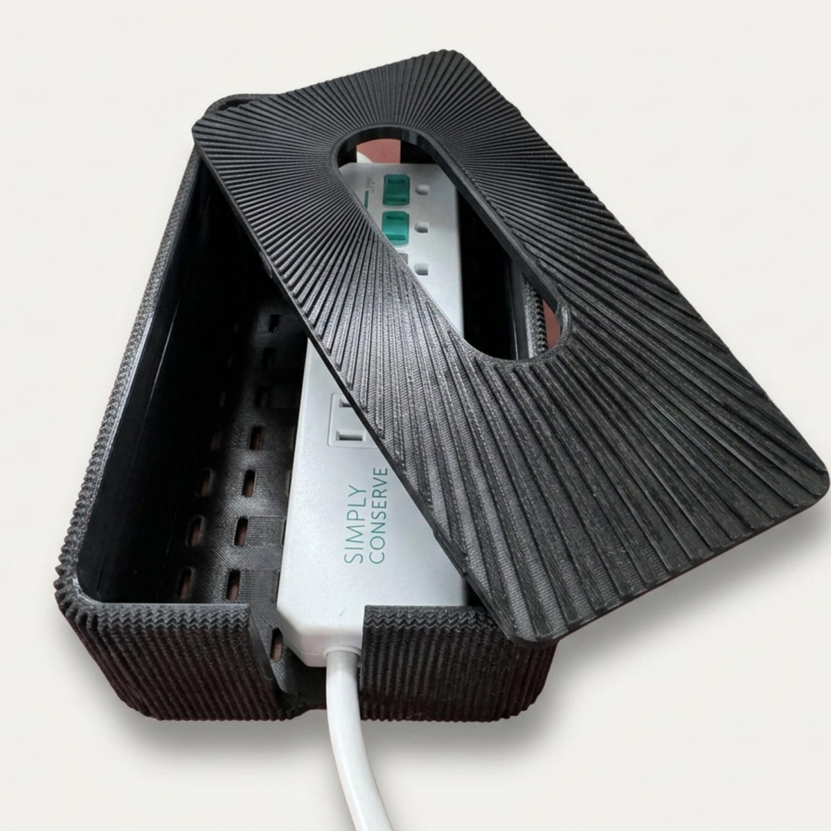 XL Cable Management Box, 345mm Surge Protector Cover — view 5