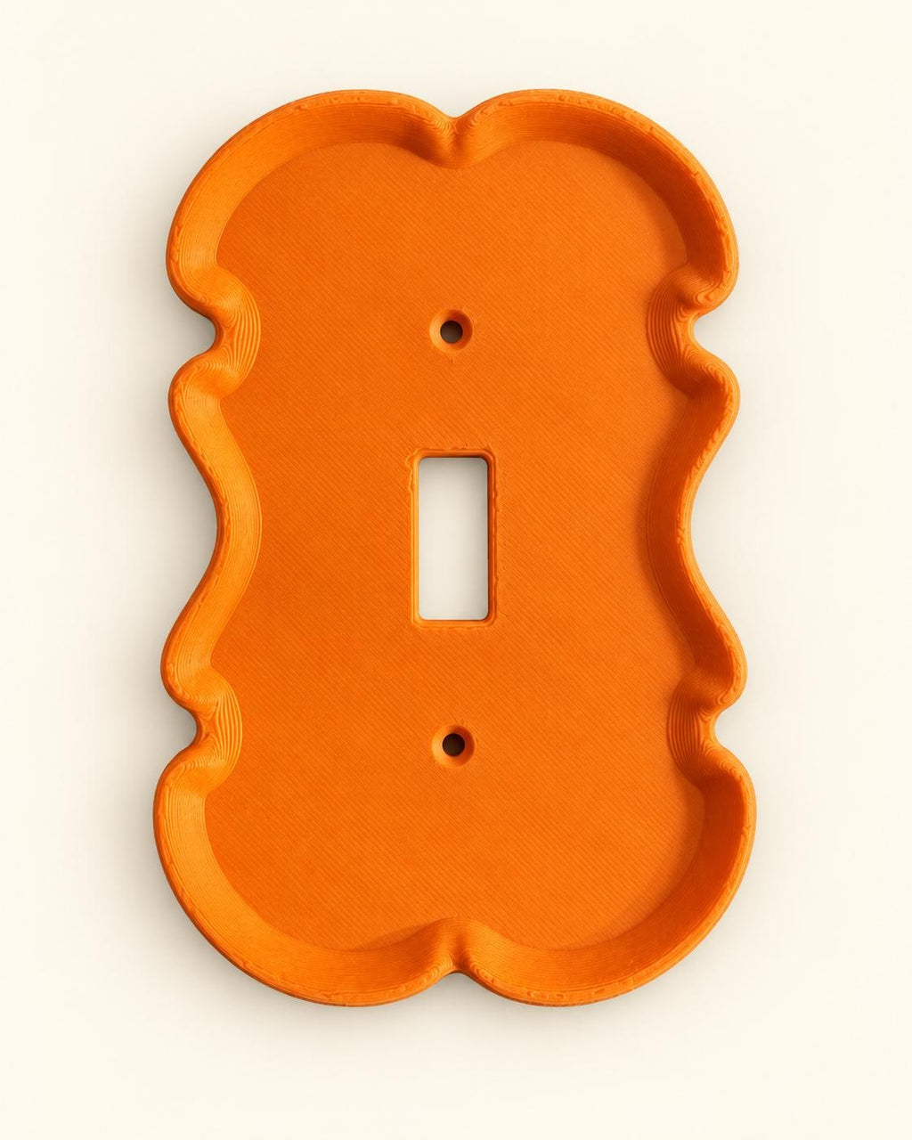 Boho Light Switch Cover, Scalloped French Country Wall Plate — view 2