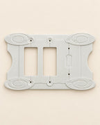 Antique Light Switch Cover, Acanthus Leaf Wall Plate — view 6