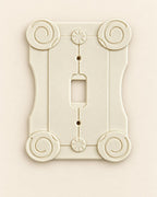 Antique Light Switch Cover, Acanthus Leaf Wall Plate — view 5