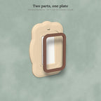 Pebble Switch Plate, on the wall