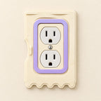 Tieback Switch Plate, outlet cover