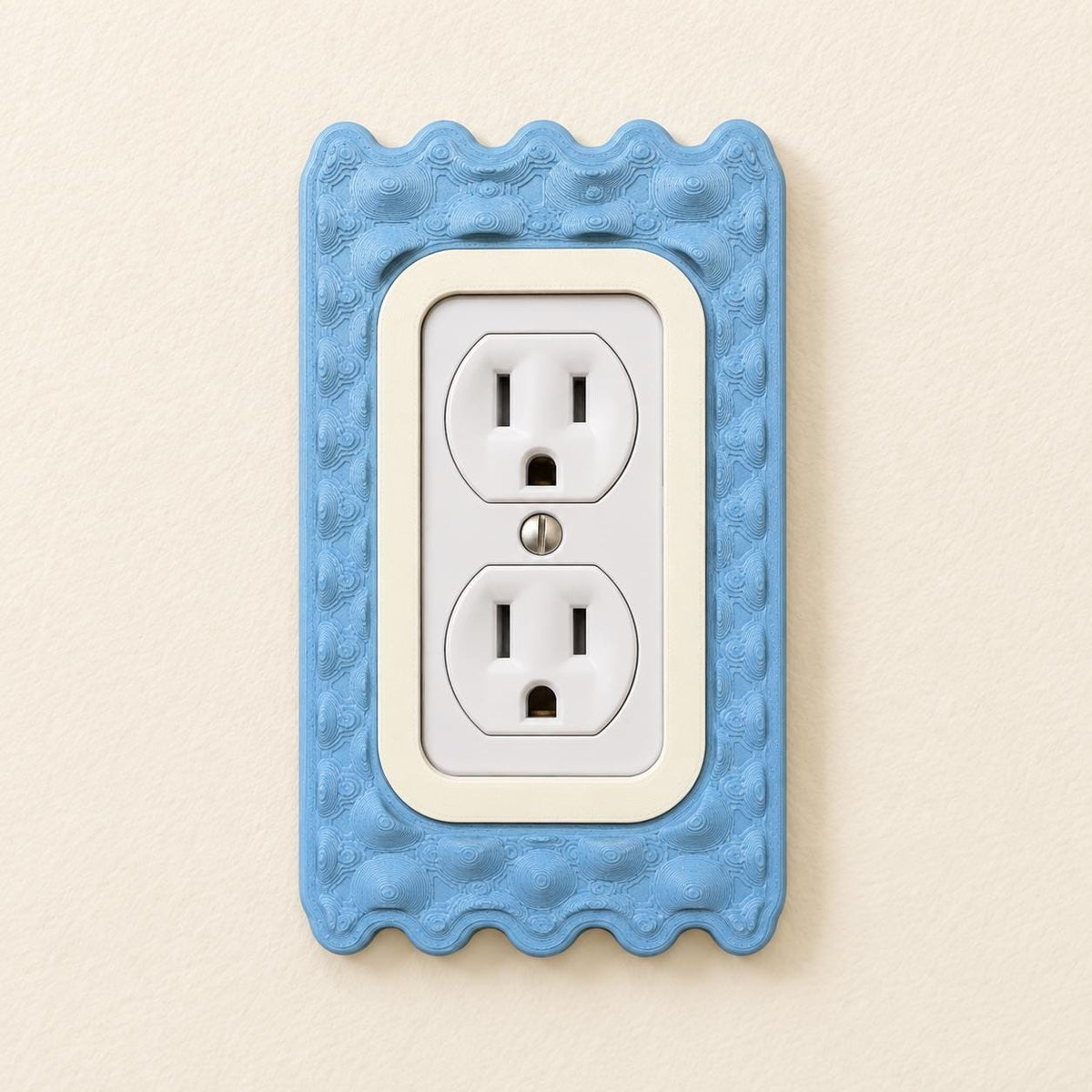 Smocked Switch Plate, outlet cover