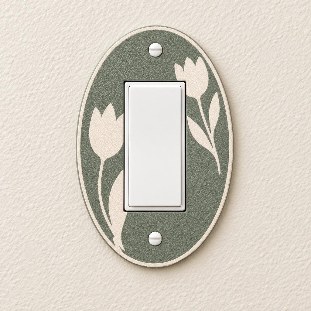 Tulip Pair Switch Plate, view 2