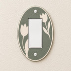 Tulip Pair Switch Plate, view 2