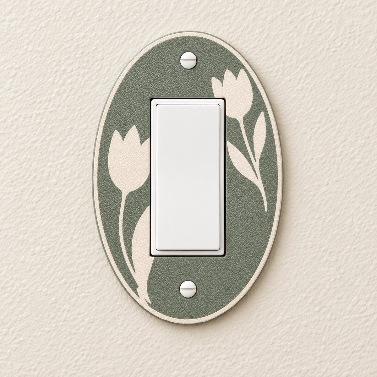 Tulip Pair Switch Plate, view 2