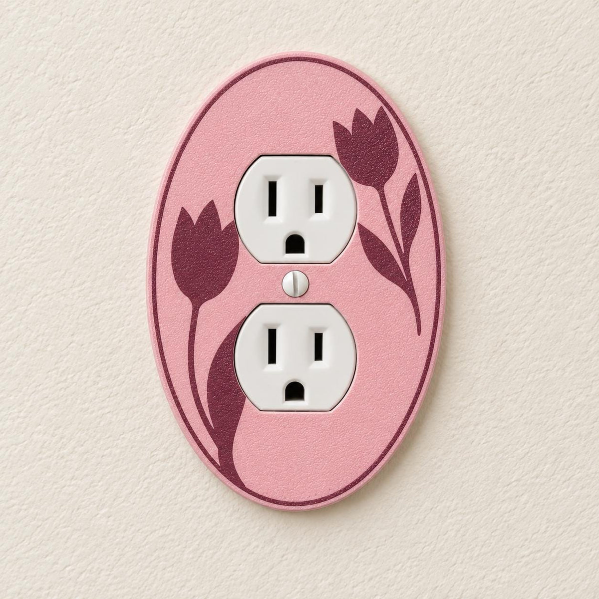 Tulip Pair Switch Plate