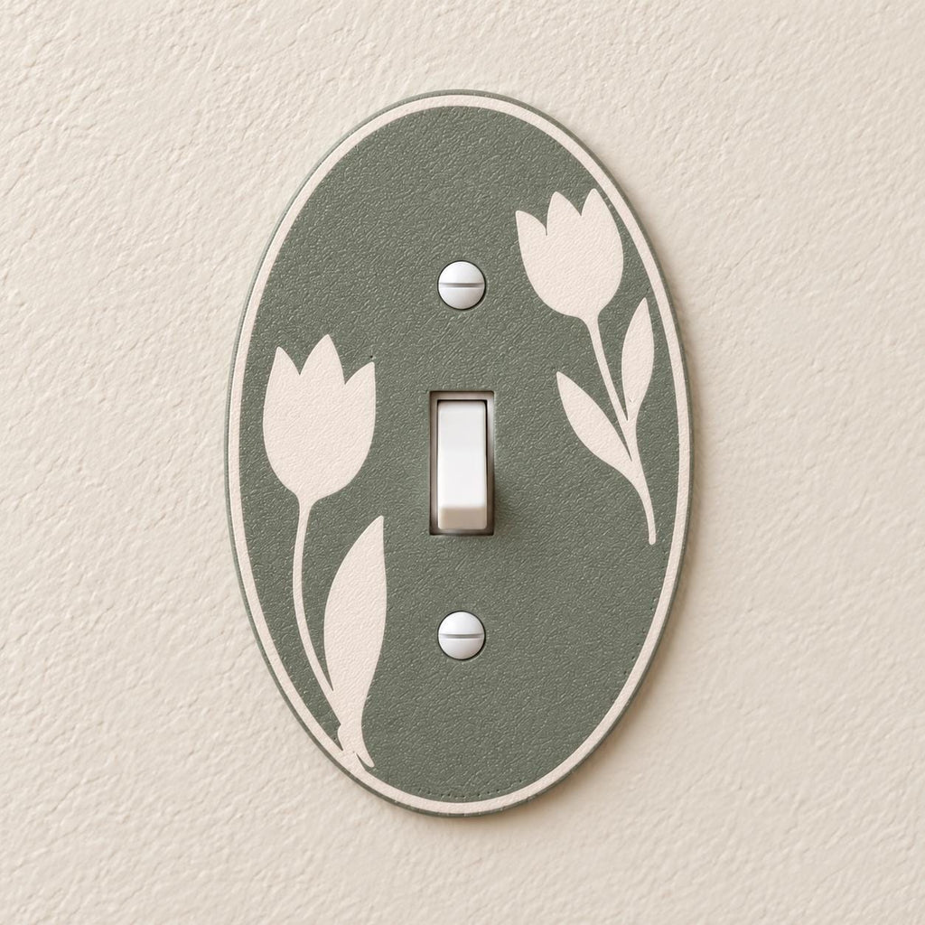 Tulip Pair Switch Plate, view 3