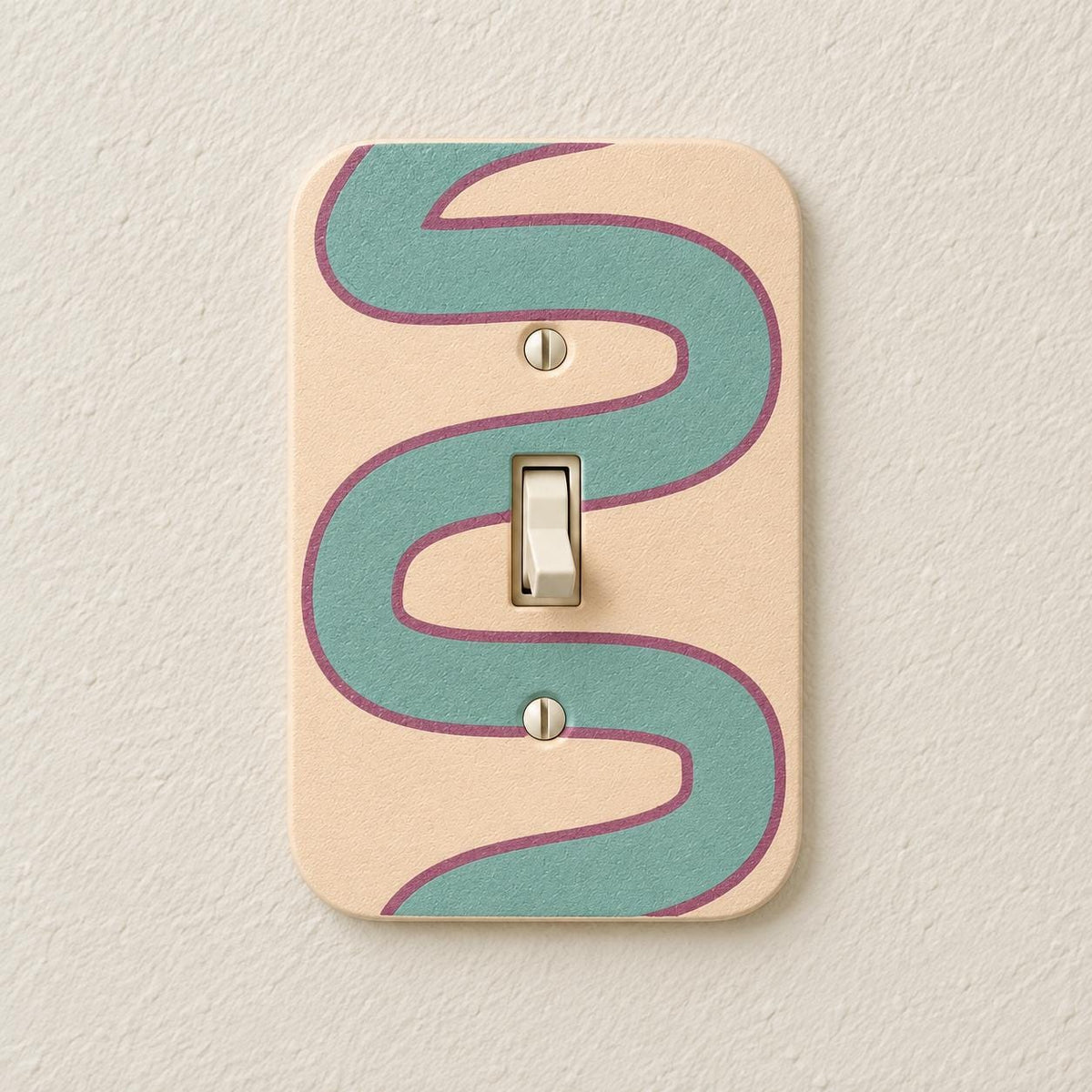 Serpentine Switch Plate