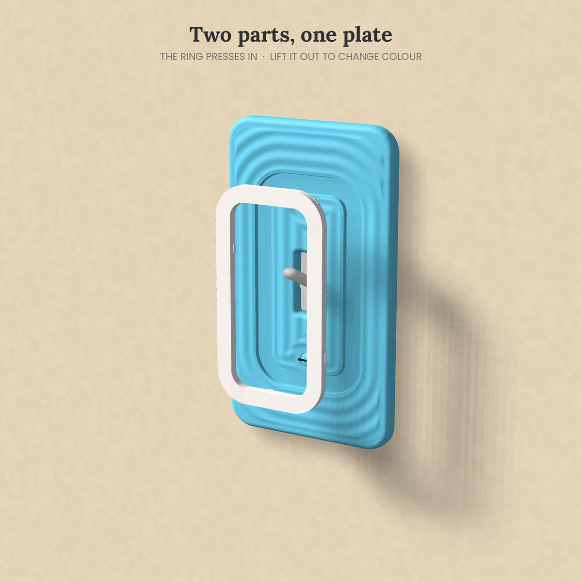 Pool Switch Plate, on the wall