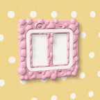 Bubble Switch Plate, double rocker