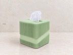 Keystone Cube Tissue Box Cover, sage