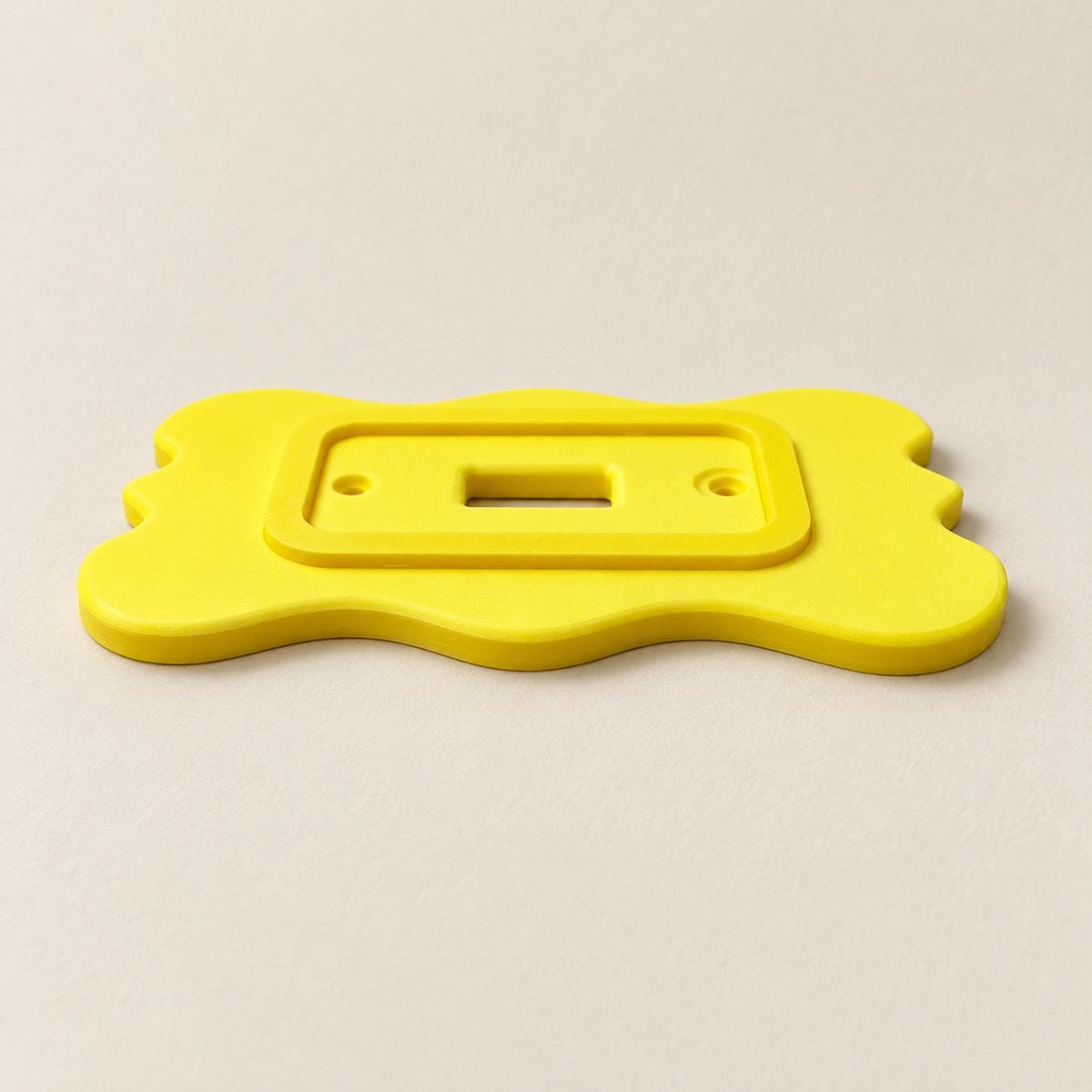 Wavy Switch Plate, angled