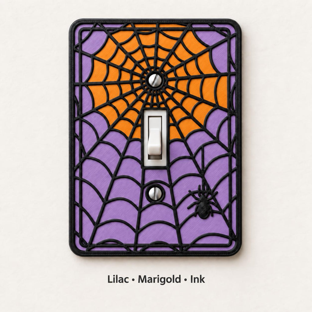 Spider Web Switch Plate