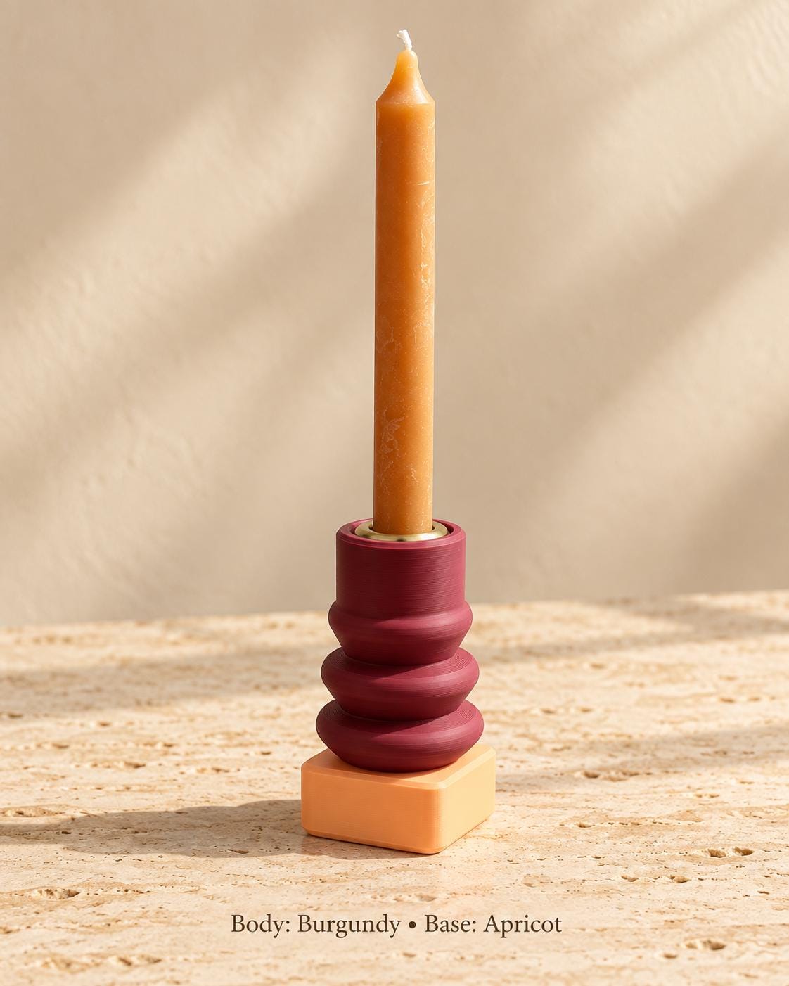 Bobbin Candle Holder, view 3