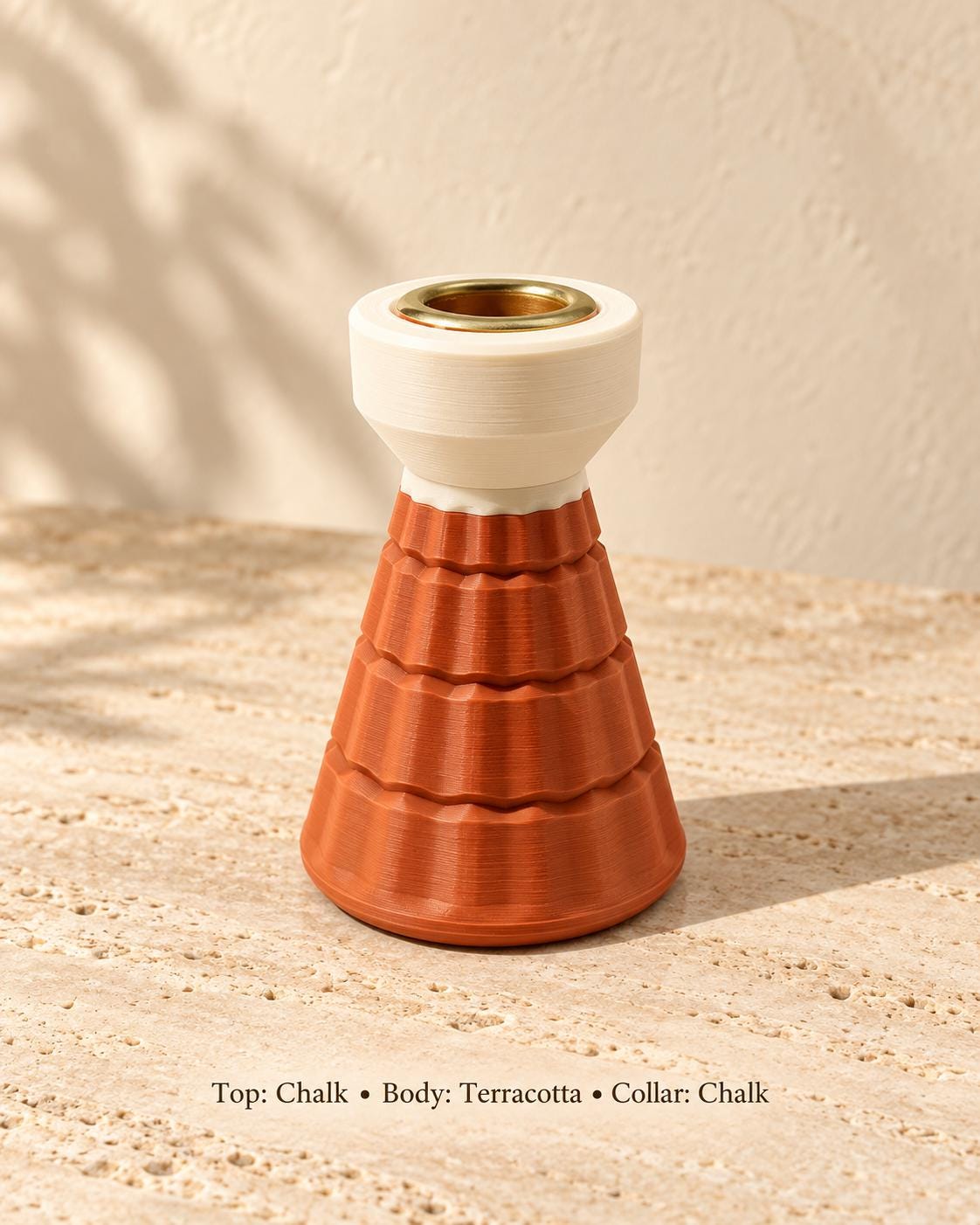 Fluted Tree Candle Holder, view 6