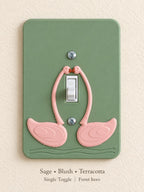 Swan Heart Switch Plate, view 3