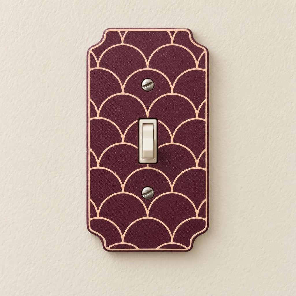 Fan Tile Switch Plate, view 3