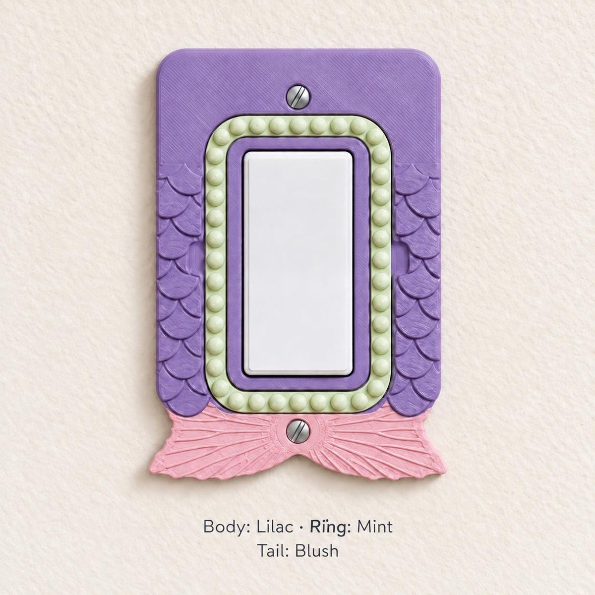 Mermaid Switch Plate, view 2