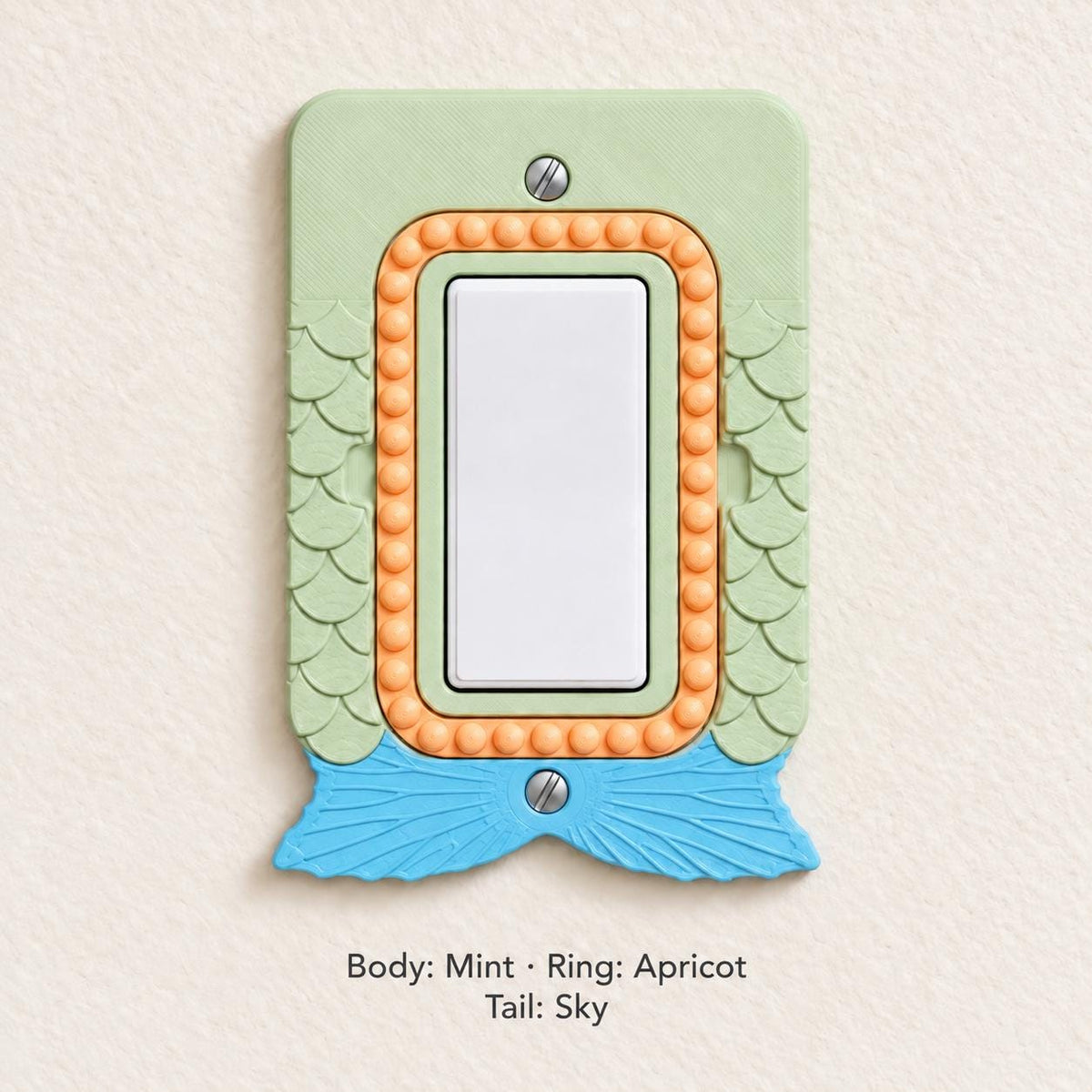 Mermaid Switch Plate, view 4