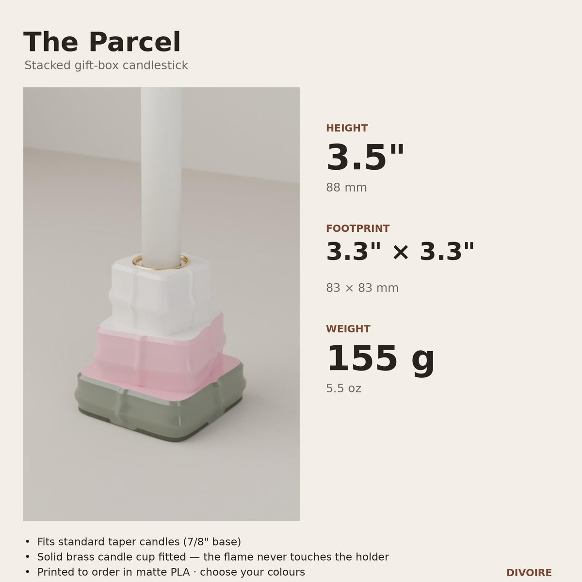 Parcel Candle Holder, view 5