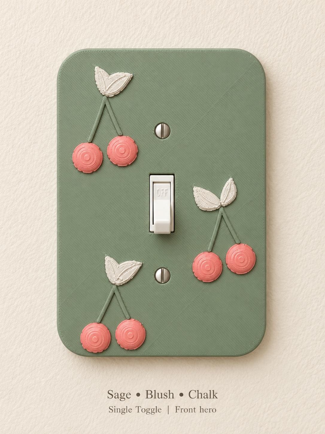 Cherries Switch Plate, view 2