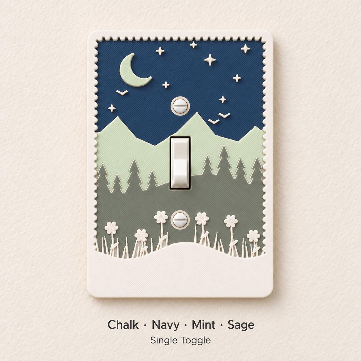 Papercut Night Switch Plate