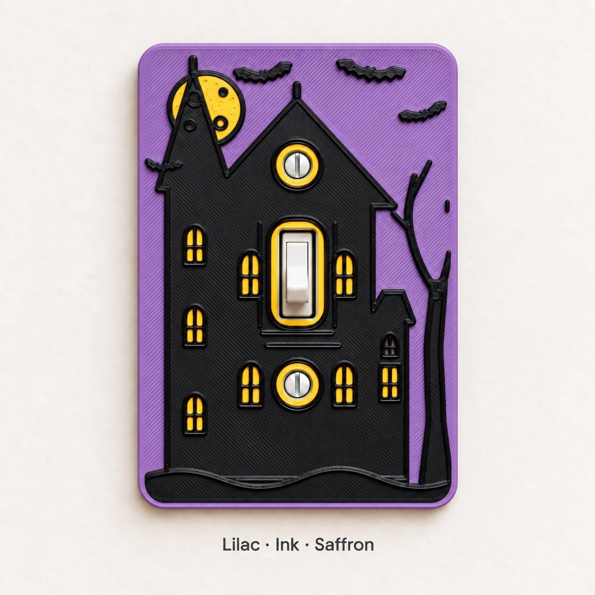 Haunted House Switch Plate