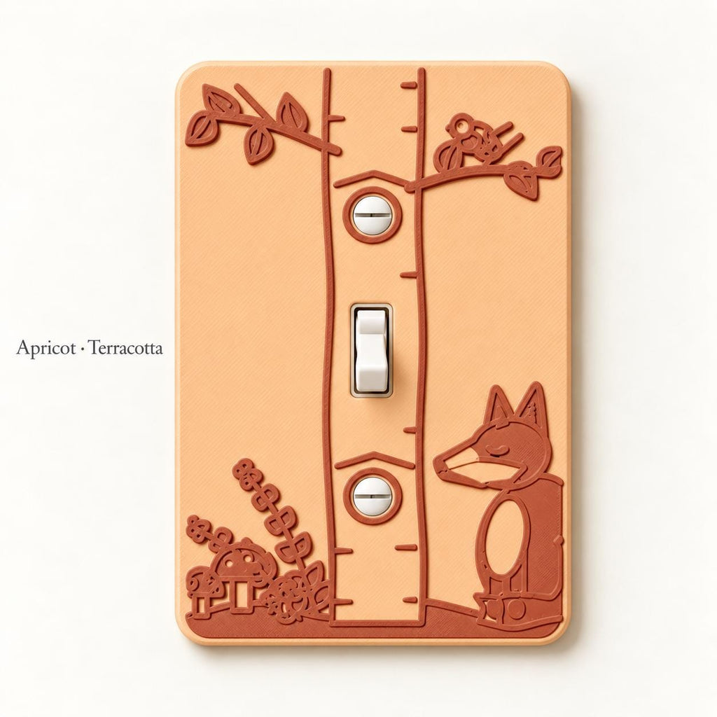 Woodland Fox Switch Plate, view 3