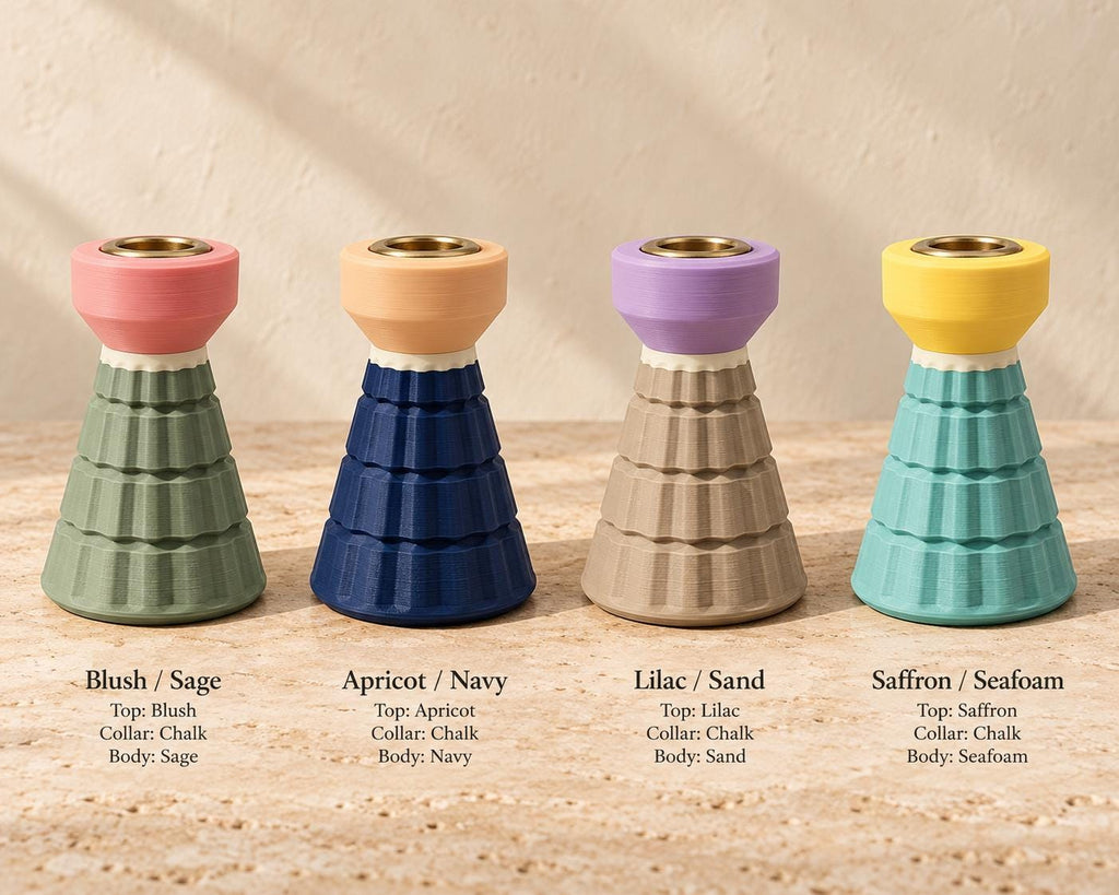 Fluted Tree Candle Holder, view 2