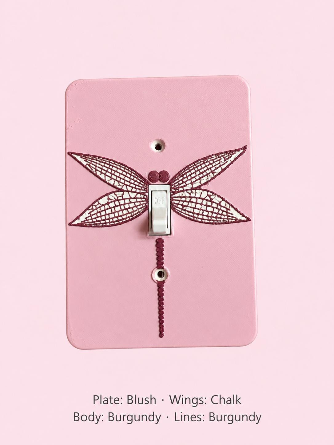 Dragonfly Switch Plate, view 2