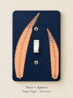 Pressed Fern Switch Plate, view 3