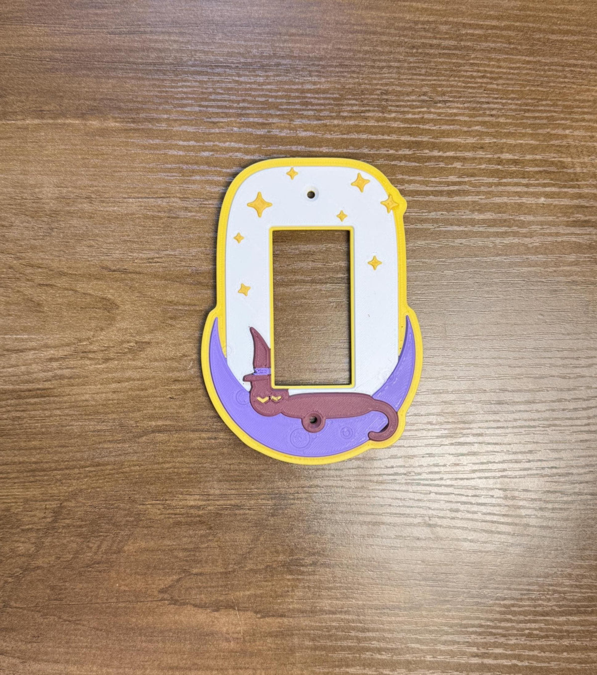 Moon Cat Switch Plate, view 4