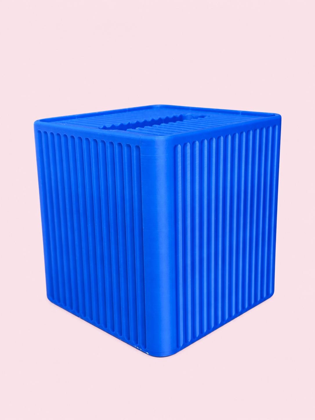 Cartouche Monogram Tissue Box Cover, view 5