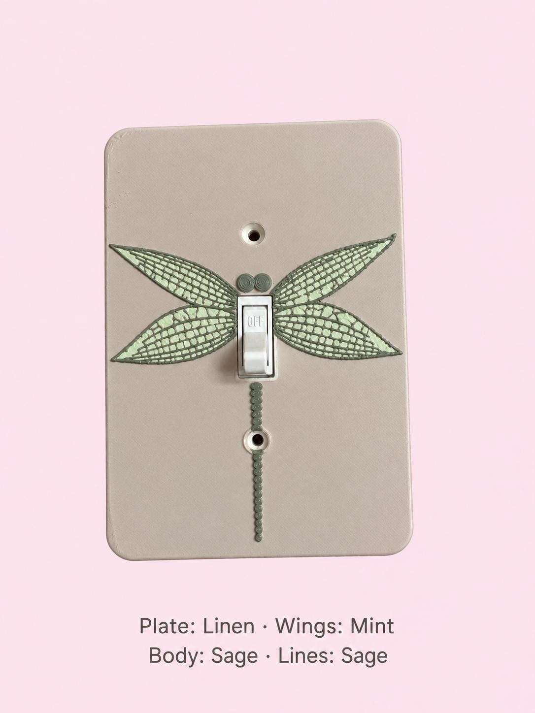 Dragonfly Switch Plate, view 3